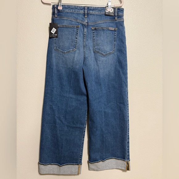 Joes cuffed high waist ankle wide leg jeans NWT - Picture 5 of 7
